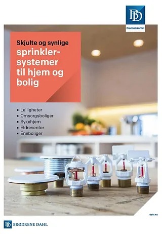 Sprinklersystemer til hjem og bolig